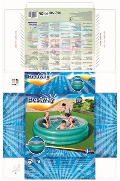 BESTWAY Piscină gonflabilă de grădină pentru copii și familie 201 cm x 53 cm