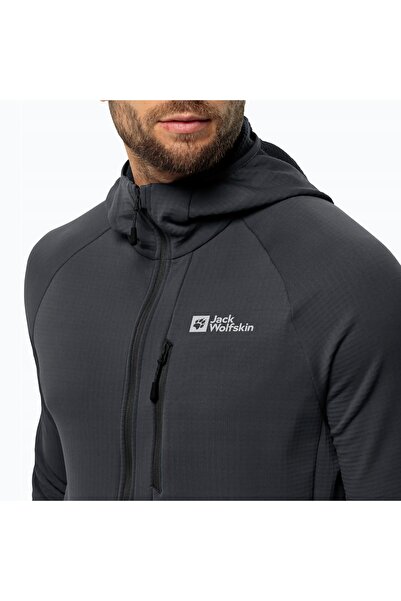 Jack Wolfskin Hanorac fleece bărbați Kolbenberg Hooded Fz phantom M