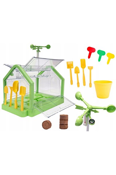 MADEJ SERĂ GRĂDINĂ SET DE GRĂDINAR termometru PENTRU CULTIVAREA PLANTELOR PEN...