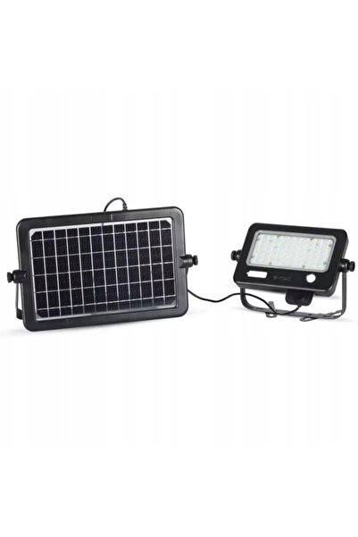 NO BRAND Proiector Solar LED V-TAC 10W USB Negru IP65 VT-788-10 4000K 1100lm