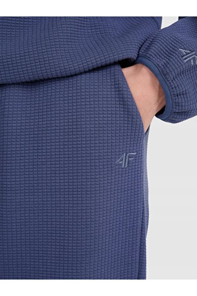 4F pantaloni tricotați cu model tip vaflă 4FWAW25TTROF1184