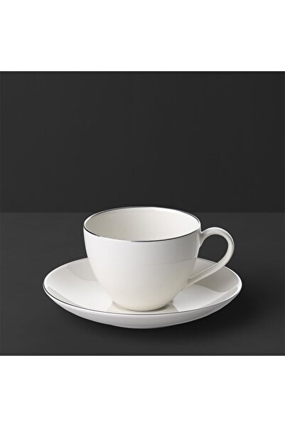 like. by Villeroy & Boch Ceașcă de cafea, farfurioară, farfurie albă de ceai ...