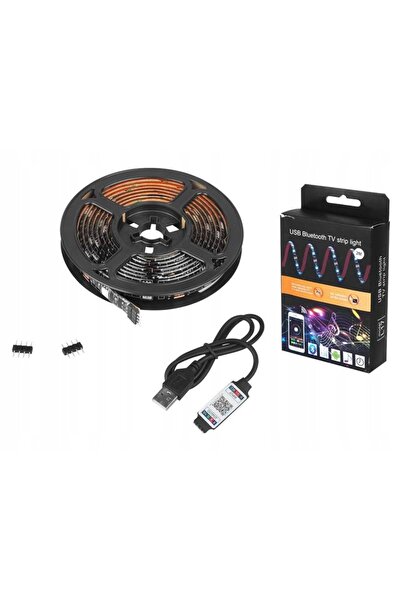 LTC Bandă LED USB 5050 2m RGB Bluetooth TV
