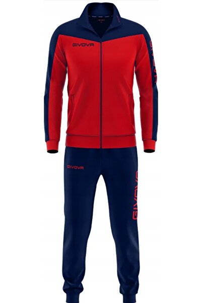 Givova Set trening bărbați, pantaloni și hanorac, TR036, roșu