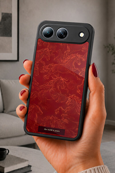 Spark 40 5G Uyumlu Yele Desenli Kamera Korumalı Darbelere Dayanıklı Kılıf