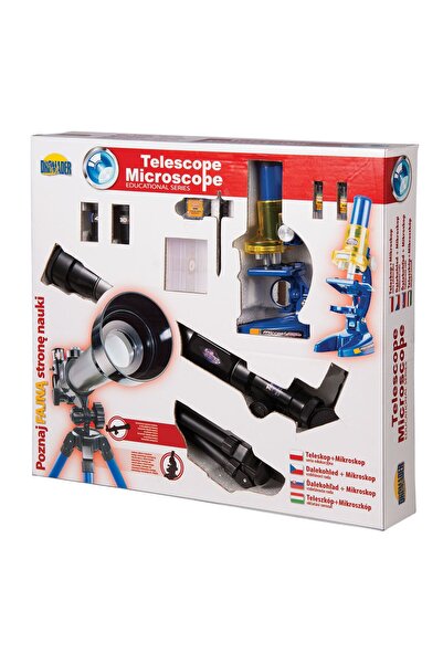 Dromader Set de telescop astronomic și microscop