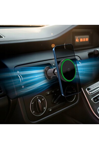 NO BRAND Suport auto magnetic EverActive 15W cu încărcător MagSafe