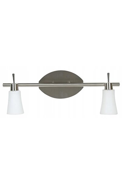 NO BRAND Candellux Kroton aplică de perete nichel mat alb 2xG9