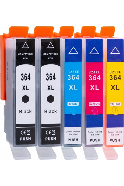 NO BRAND 10x Cartuș de cerneală pentru HP 364 XL C6380 D5460 6510 5524 B109 Q