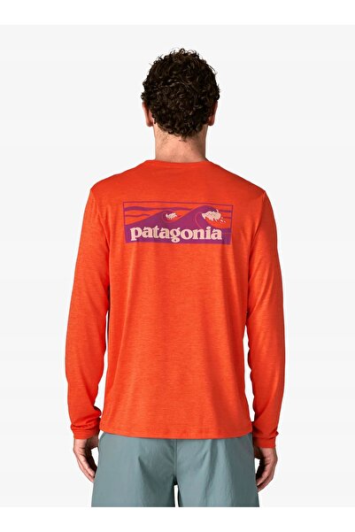 Patagonia Bluză cu mânecă lungă Cap Cool Daily Shirt Boardshort Logo - org pe...