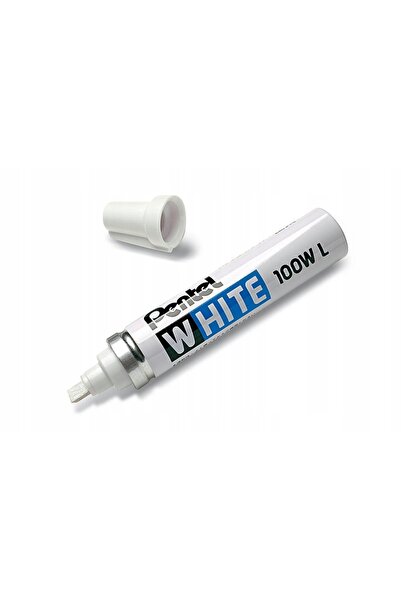 Pentel Marker pe bază de ulei ALB vârf teșit XXL EFFICIENT metal lemn cauciuc...