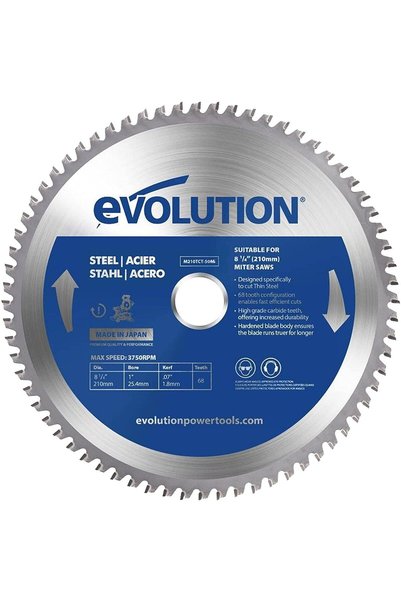 Evolution Disc de tăiere pentru oțel EVO-M210TCT-50MS 210x25,4mm