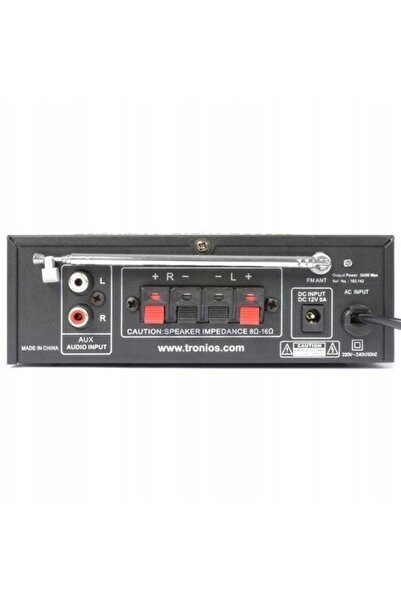NO BRAND Amplificator 2x 40W FM USB SD MP3 8 OHM telecomandă