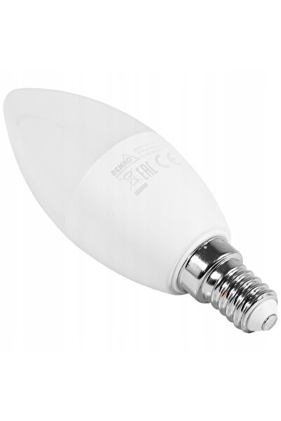 Bemko Bec LED E14 7,5W 6K SAMSUNG* tip lumânare 10 bucăți