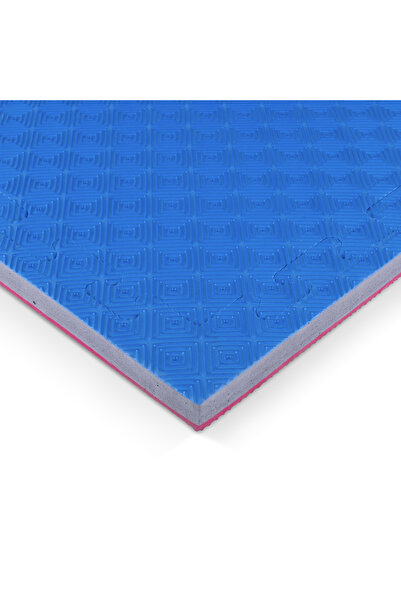 Amila Δάπεδο Προστασίας EVA Διαμάντι 100x100cm 2,5cm Κόκκινο-Γκρι-Μπλε
