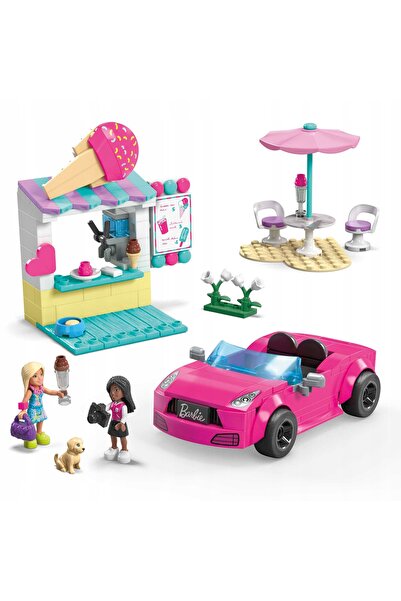 Mega Bloks Blocuri Barbie convertibile mega blocuri mașină HPN78 stand de îng...