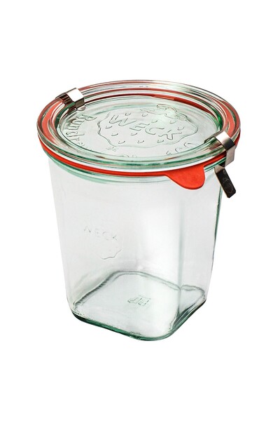 Weck Borcan Quadro 545ml x6 COMPLET German