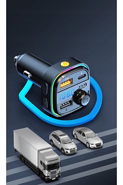 NO BRAND Transmițător FM Bluetooth auto MP3 Încărcător USB QC 3.0 Handsfree