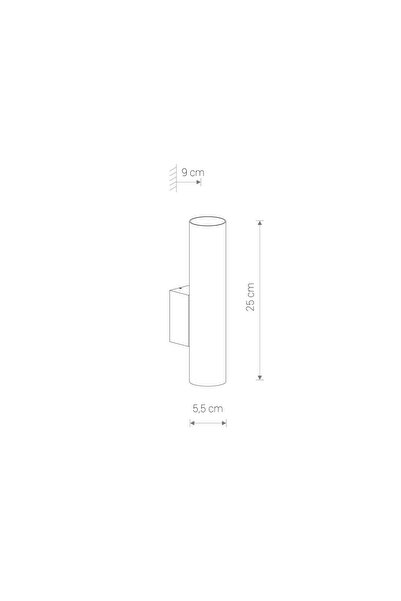 Nowodvorski Aplică de perete LED EYE WALL alamă 8074