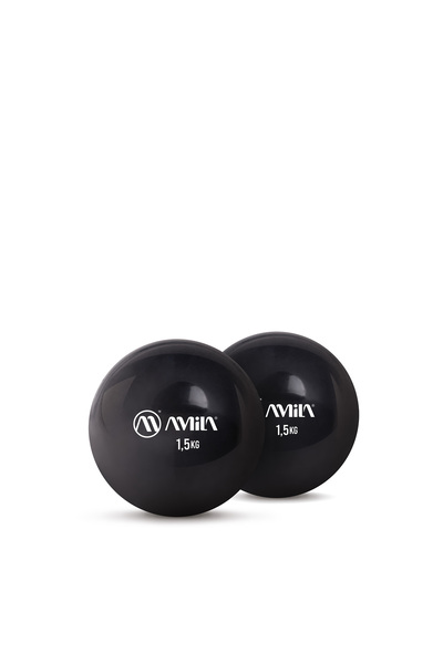 Amila Palm Ball Two-Pack 1,5Kg Μαύρο