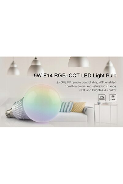 NO BRAND Bec LED MiLight/MiBOXER FUT013 E14 5W RGB+CCT