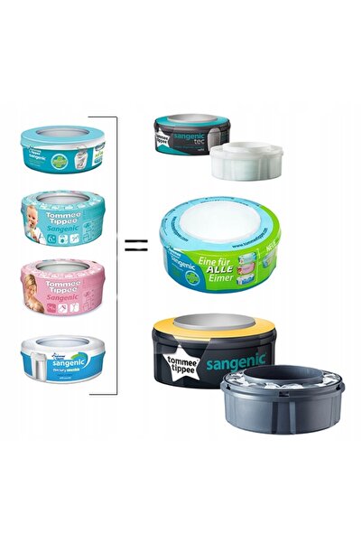 tommee tippee Twist&Click Inserții pentru coșul de scutece x9