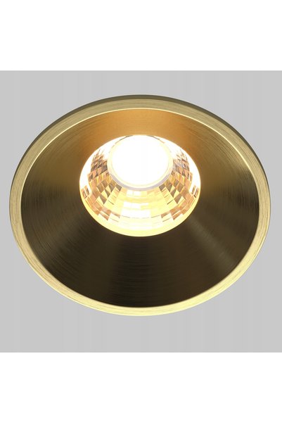 NO BRAND Maytoni ROUND spot LED încastrat 7W 3000K alamă IP20 rotund