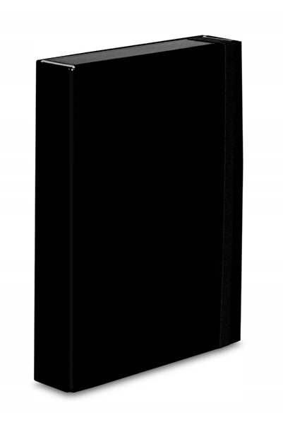 NO BRAND Dosar cu elastic Vaupe box caribic 341 negru x 4