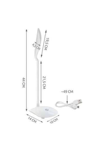 MAXY LAMPĂ DE BIROU CU 3 NIVELE DE LUMINOSITATE 10 x 14 x 44 cm