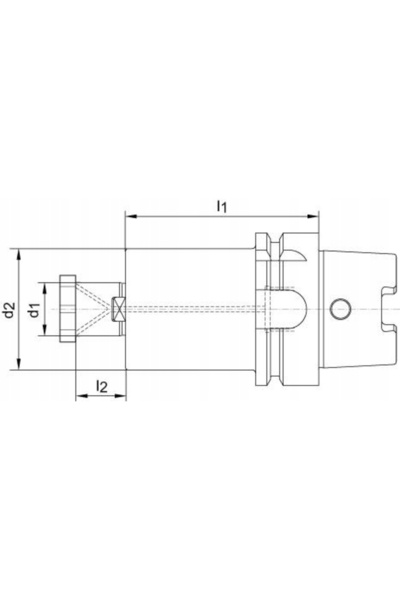 NO BRAND Suport pentru glow.frezar. DIN69893A KKB HSK-A100 16x1