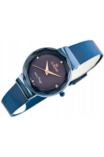 NO BRAND Ceas la modă pentru femei G.ROSSI G.R11184B-6F3 ALBASTRU GW