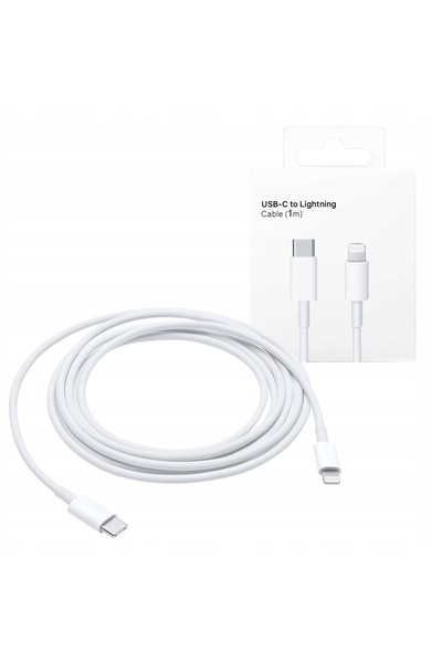 NO BRAND Cablu 100cm USB-C la Lightning Power Delivery pentru Apple iPhone, p...