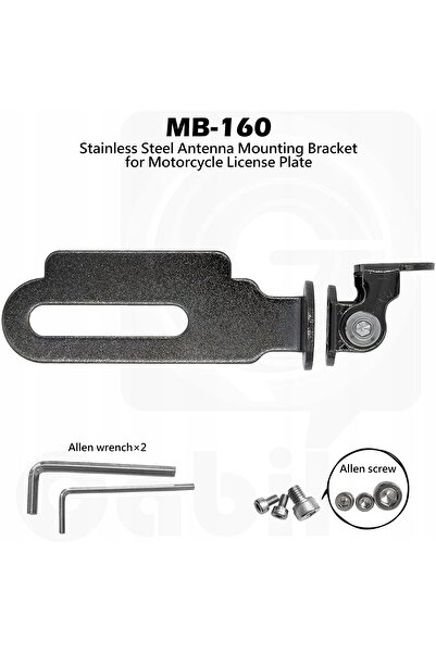 NO BRAND Suport de antenă CB/VHF/UHF pentru motocicletă/scuter Comtrak MB-160 L