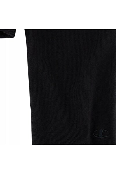 Champion Tricou crop top de damă cu guler rotund, negru, R. M