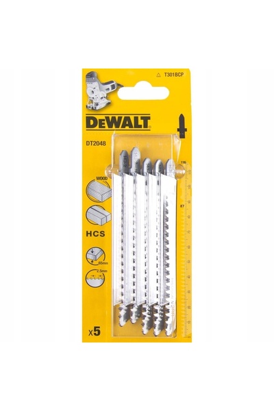 Dewalt Lame de fierăstrău pendular 116 MM T 5 bucăți DT2048