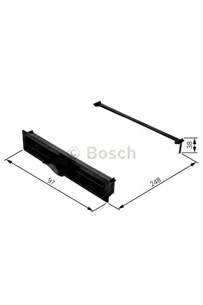 Bosch 1 987 432 160 Filtru, ventilație compartiment pasageri 1987432160