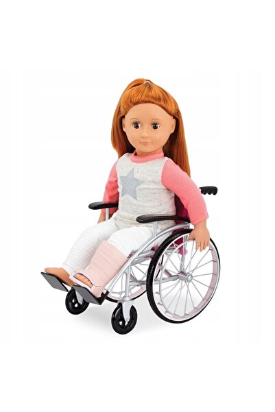 NO BRAND Our Generation: set cu scaun cu rotile și accesorii HEALS ON WHEELS