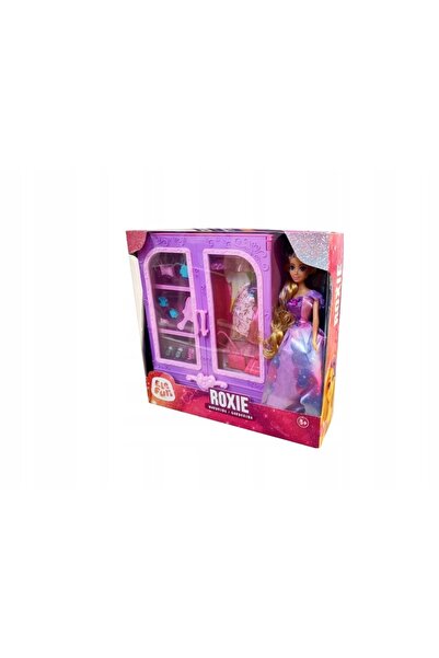 NO BRAND ELEFUN Lalka ROXIE DULAP + haine + accesorii