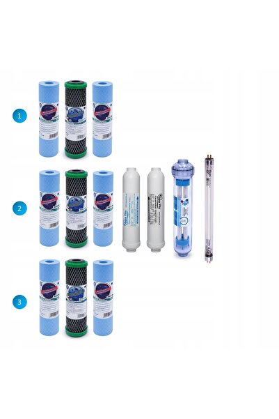 NO BRAND RO8 BIO PROTECT Filtru de apă cu osmoză inversă cu lampă UV cu 2 ani...