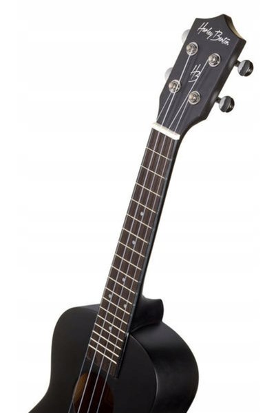 NO BRAND Ukulele de concert UK12C BK Negru, 19 taste, Harley Benton + Husă, Curs