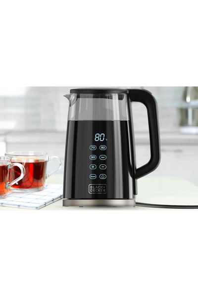 Black&Decker Fierbător electric BXKE2206E 2200 W 1,7 L negru