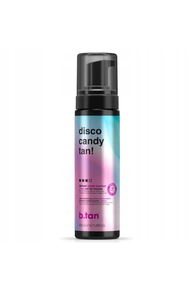 NO BRAND b.tan Disco Candy Tan Pianka Autobronzant + Mănușă