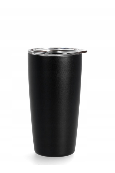 NO BRAND Cană termică cu capac Miir 470 ml Pahar termoizolant clasic Negru