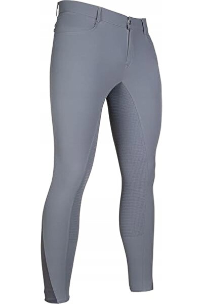 NO BRAND Pantaloni de călărie pentru bărbați HKM sportive lej silicon gri 56