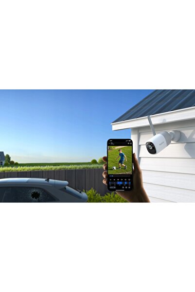 ReoLink Cameră WiFi de exterior 2K Altas AI IP66 alimentată solar, cu vedere ...