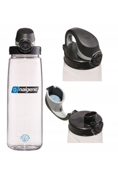 NO BRAND Bidon Nalgene pentru antrenament On The Fly 700 ml, negru, cu duză
