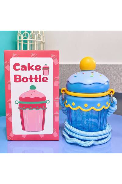 MAXTOP زجاجة مياه للاطفال - بتصميم كب كيك (Cake Bottle )