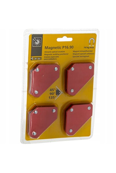 NO BRAND Set de echeruri magnetice pentru sudură, 4 bucăți, 45/90/135 de grade