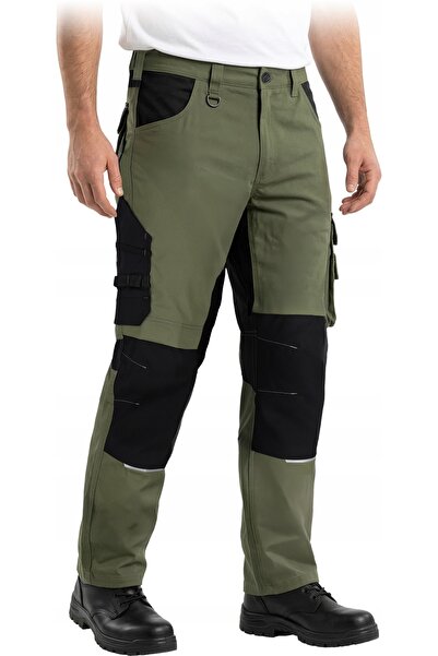 NO BRAND Pantaloni de protecție pentru lucru, elastici, cu elasticitate în 4 ...