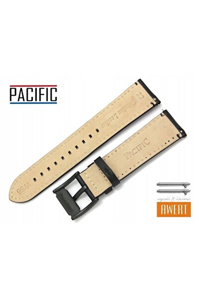 PACIFIC W56 - Negru - 22mm - Curea de ceas din piele